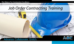JOB ORDER CONTRACTING SOFTWARE AND TRAINING RSMEANS